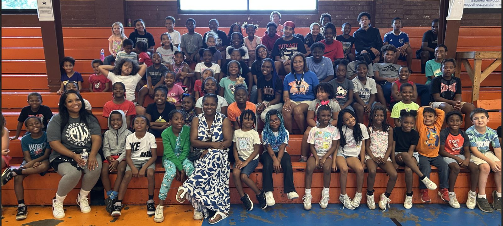 Large group of ELW campers and staff