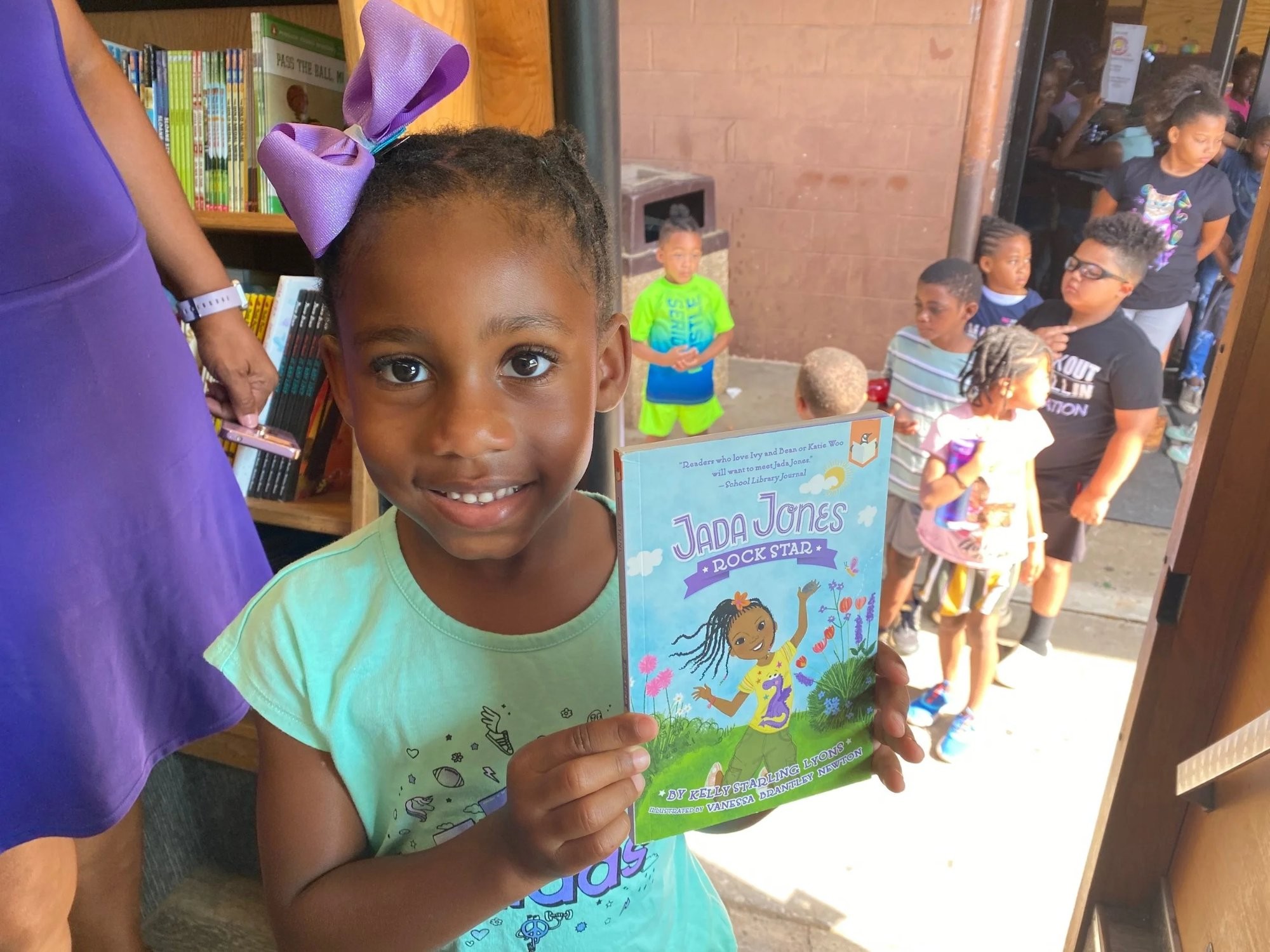 Youth reading at ELW