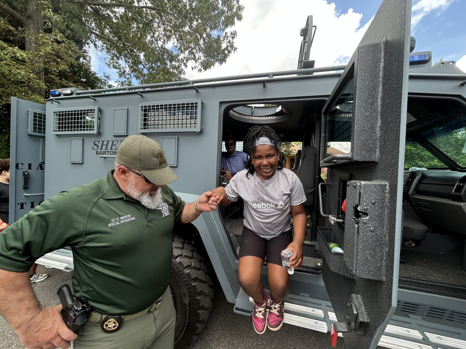 ELW campers with Bartow County Sheriff